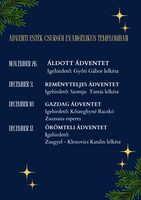 ADVENTI ESTÉK A CSURGÓI EVANGÉLIKUS TEMPLOMBAN